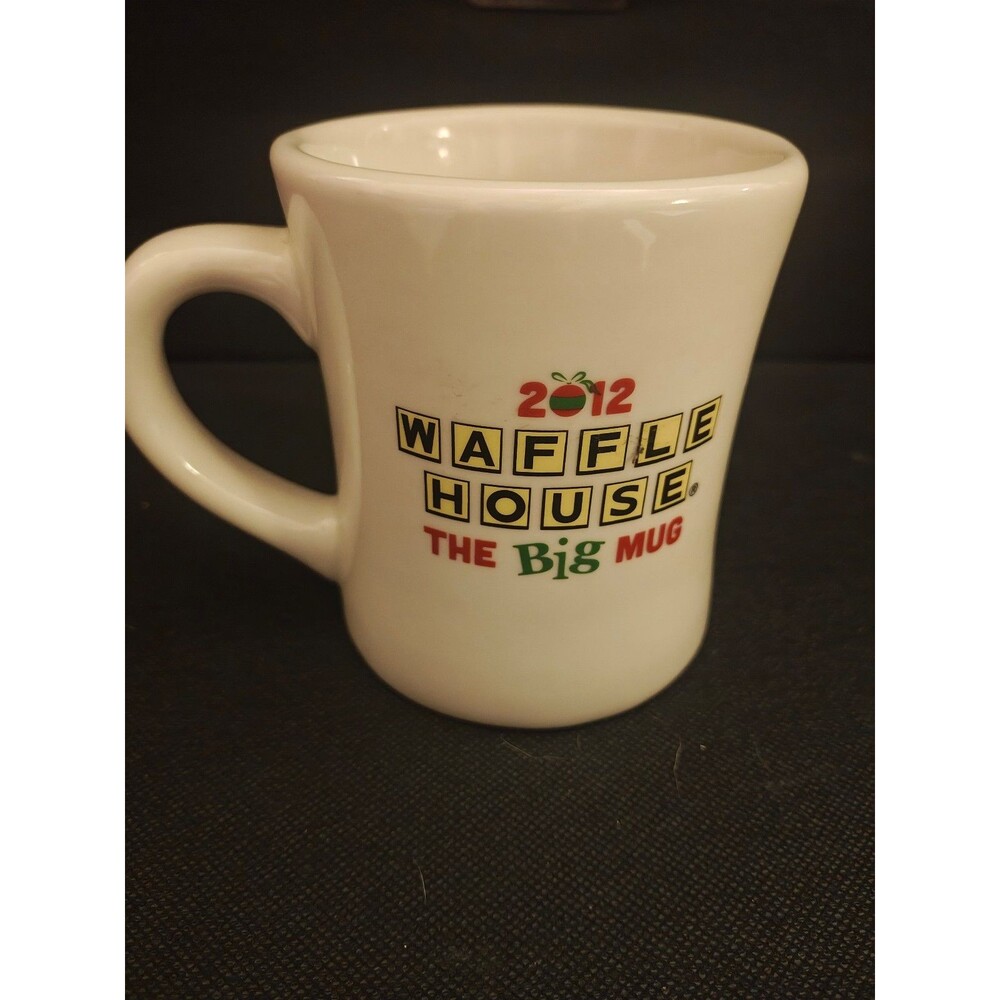 Waffle House The Big Mug Christmas Coffee Cup 2012 Tuxton Holiday Collectible
